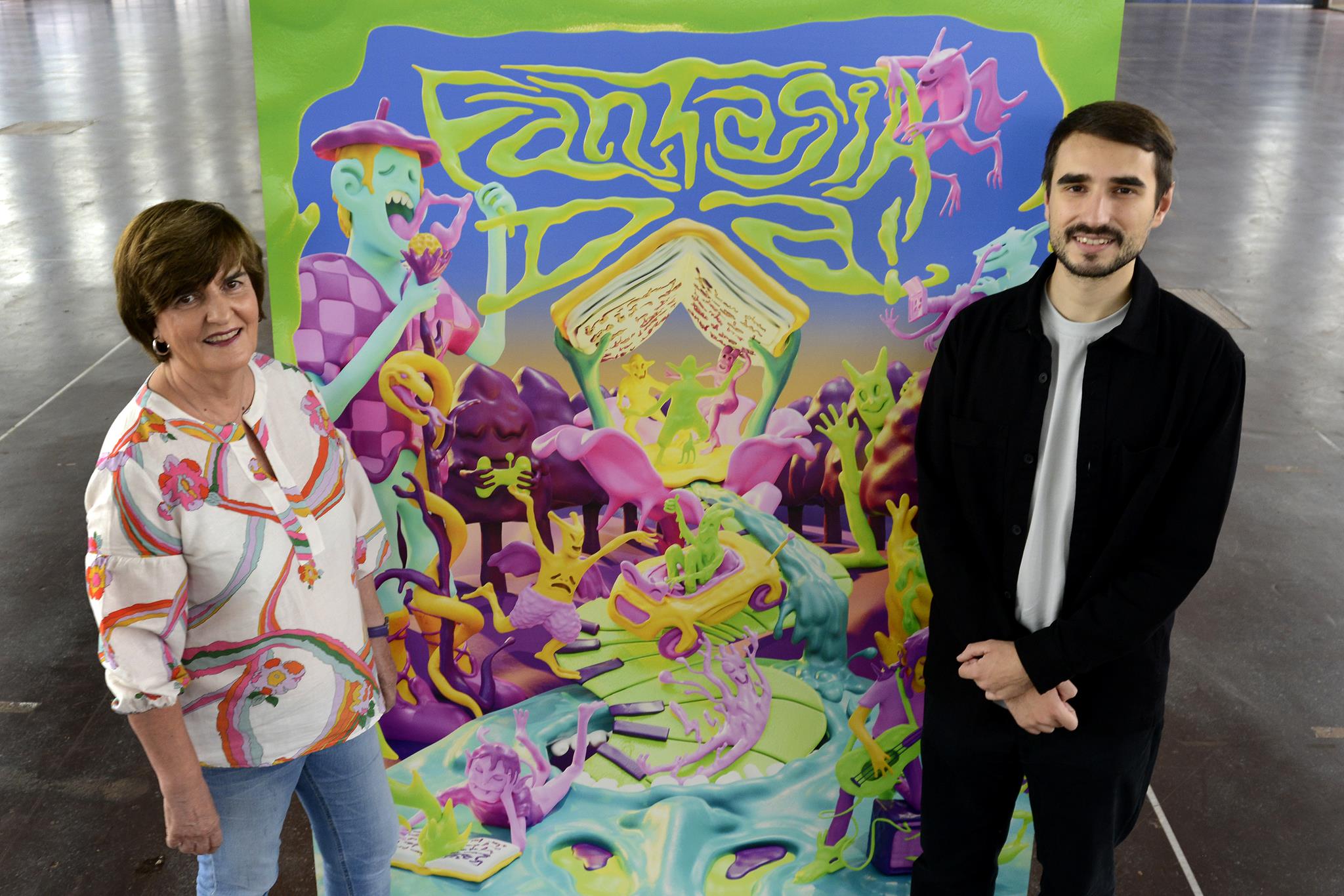 Ximon Agirre crea un mundo fantástico para el cartel de Durangoko Azoka